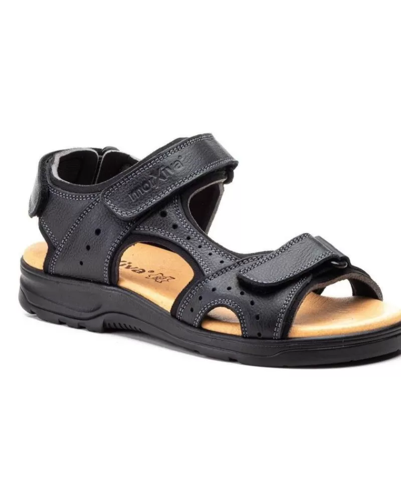 Man LA VIDA ROSA Man And Boy Sandals Sandalia Plana Negro