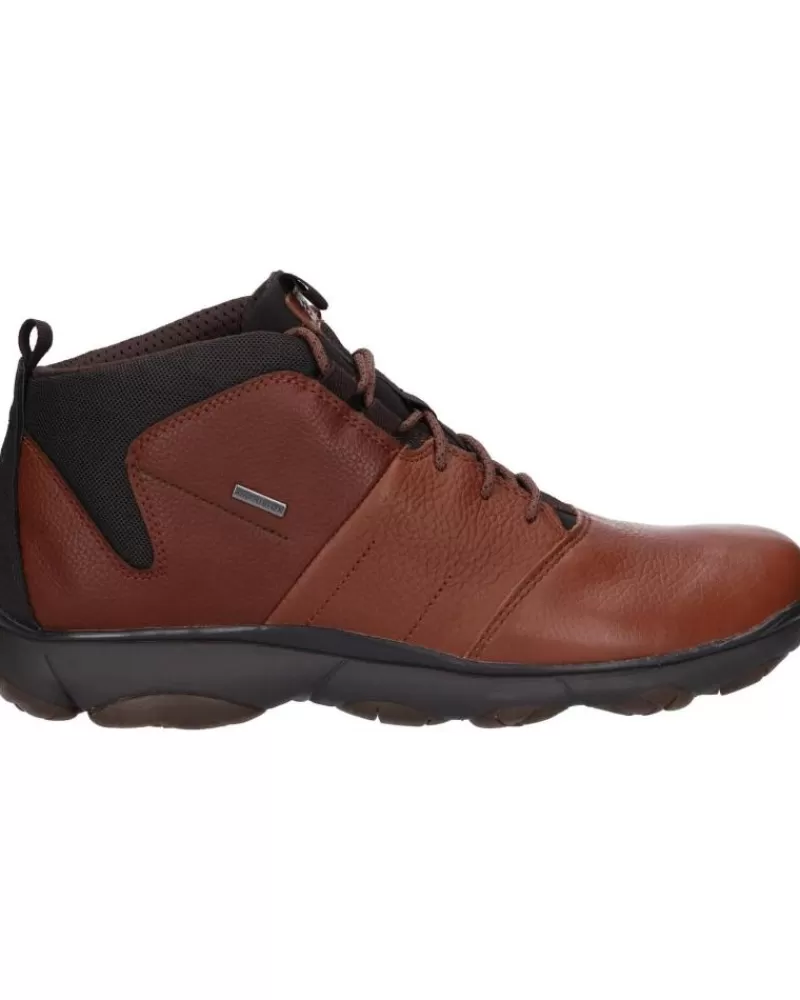 Boy GEOX Shoes-Man And Boy Shoes U742Va 046Fe U Nebula C6003 Browncotto