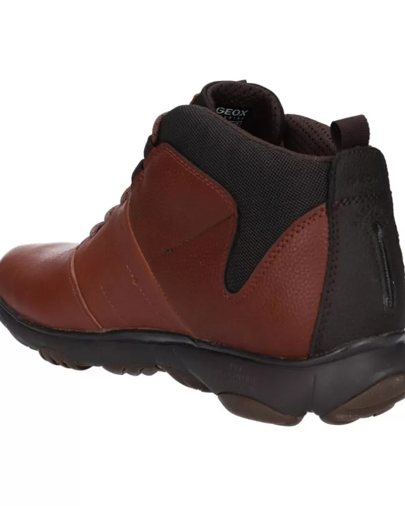 Boy GEOX Shoes-Man And Boy Shoes U742Va 046Fe U Nebula C6003 Browncotto