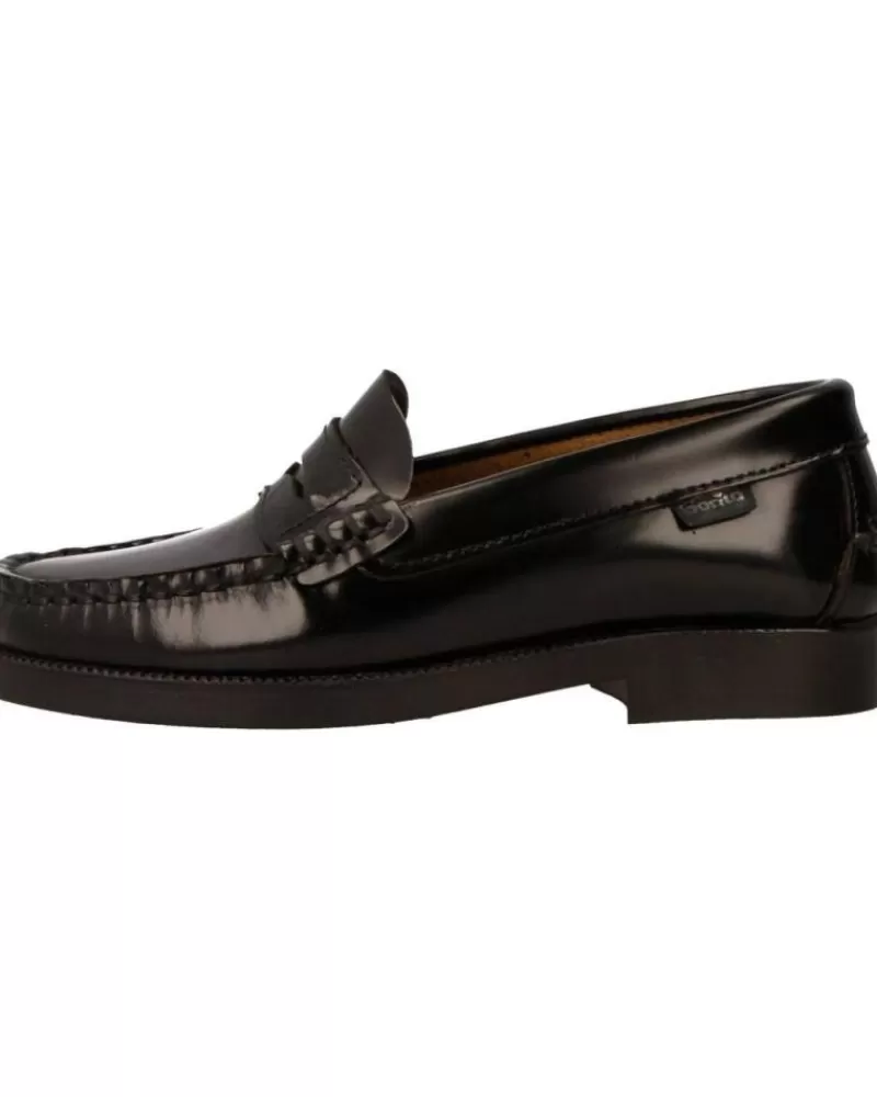 Boy GORILA Moccasins-Man And Boy Shoes 1506Go Negro