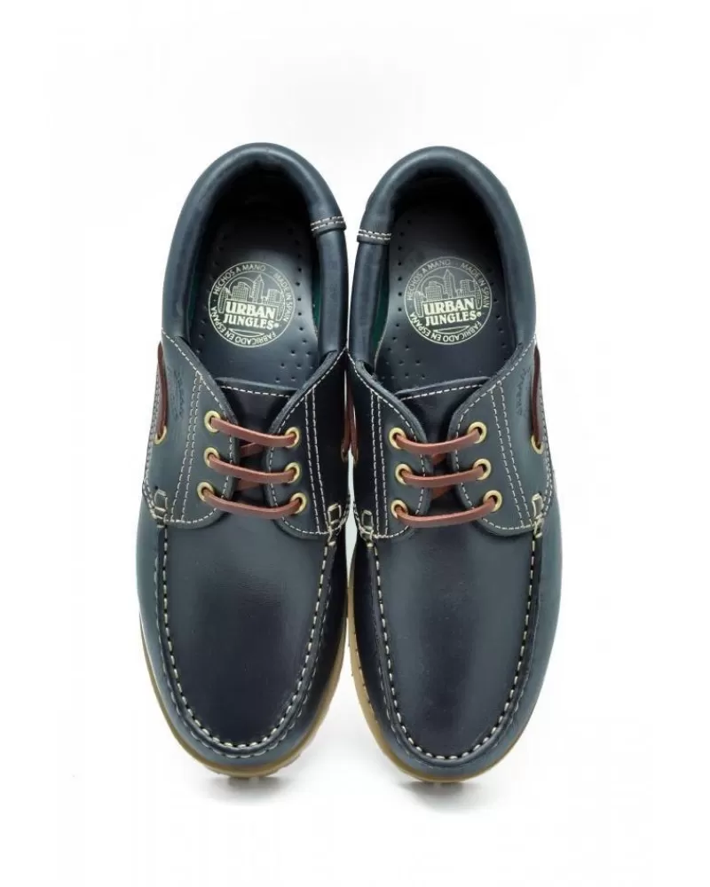 Boy URBAN Boat Shoes-Man And Boy Shoes Zapatos Jungles Varios 20135 Marino
