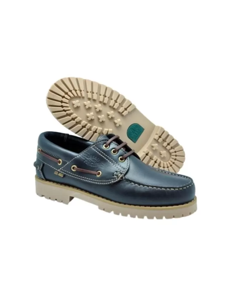 Boy URBAN Boat Shoes-Man And Boy Shoes Zapatos Jungles Varios 20135 Marino