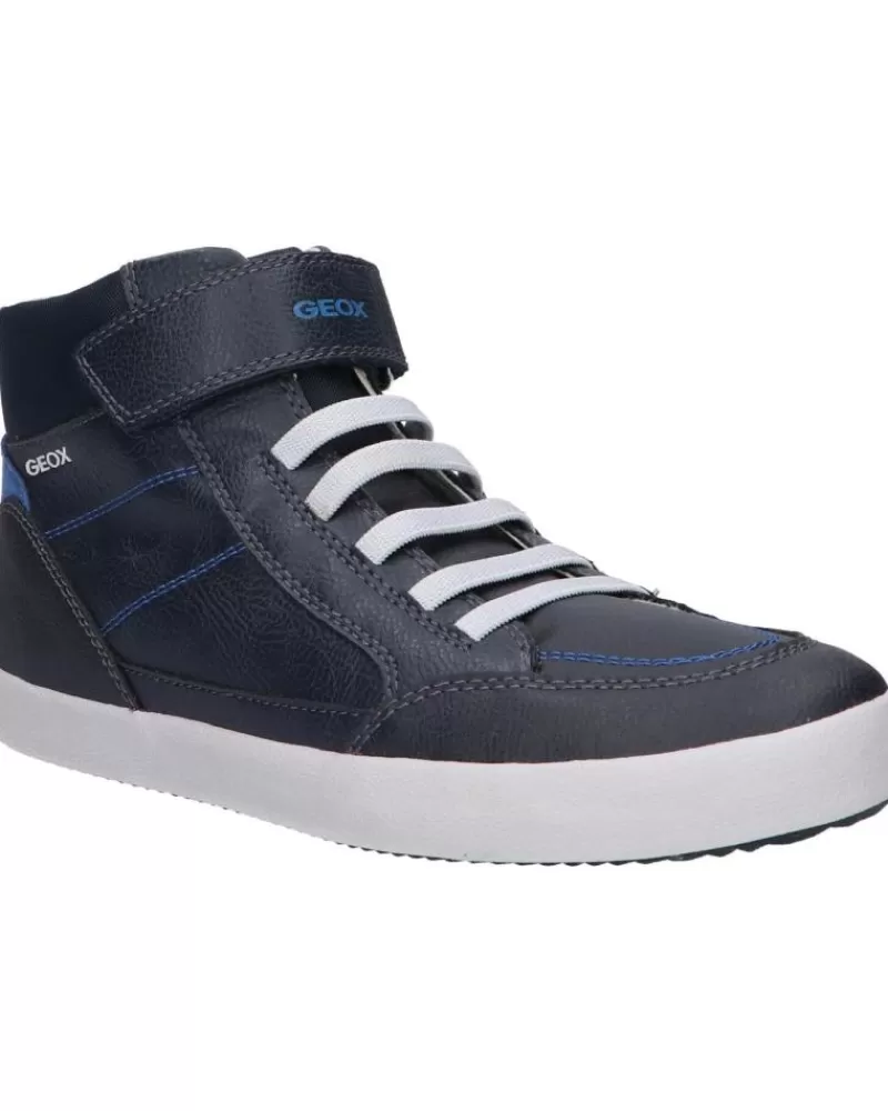 Man GEOX Man And Boy Trainers J045Ca 0Mebu J Gisli Boy C4226 Navy-Royal