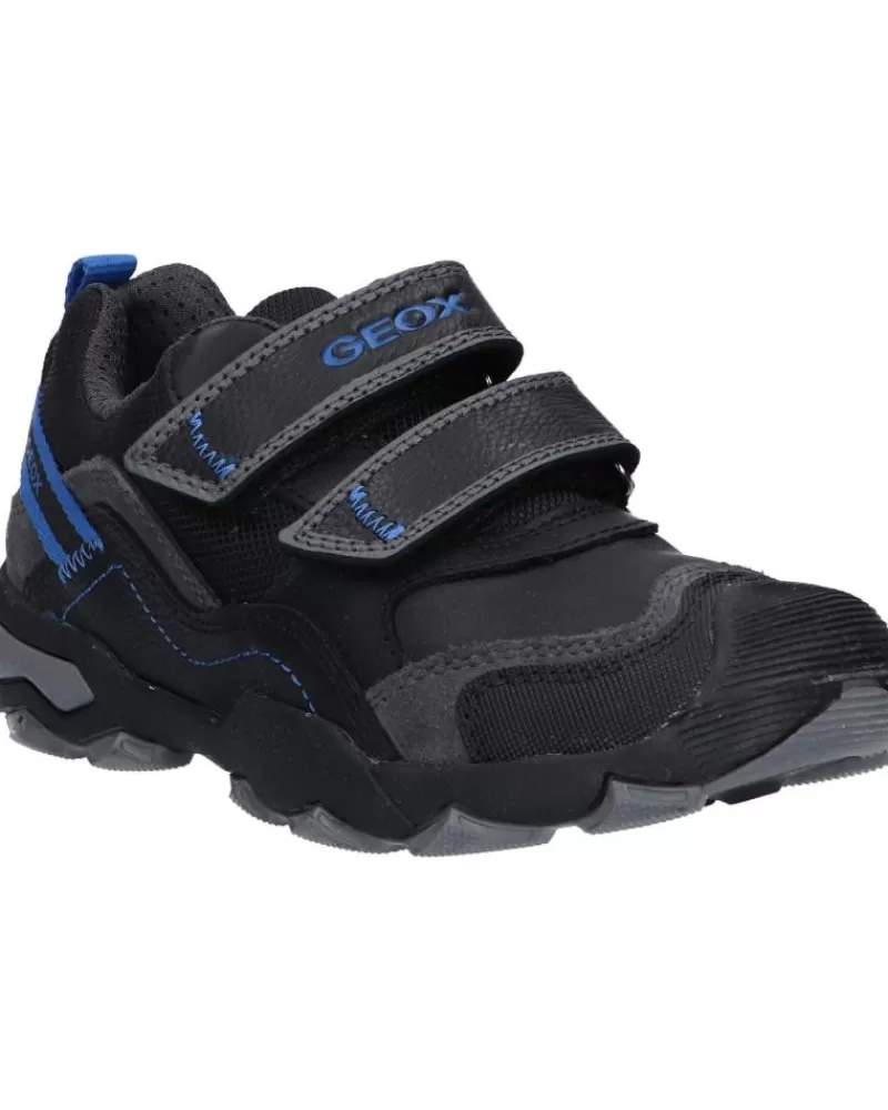 Boy GEOX Sports Shoes-Man And Boy Trainers J159Va 085Fu J Buller Boy C0245 Black-Royal