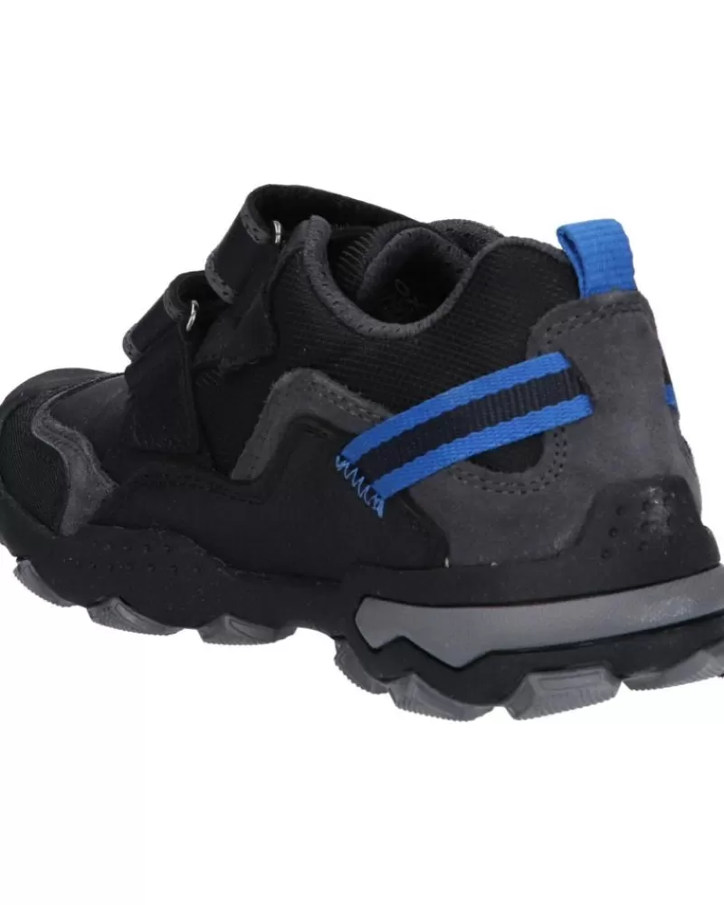 Man GEOX Man And Boy Trainers J159Va 085Fu J Buller Boy C0245 Black-Royal