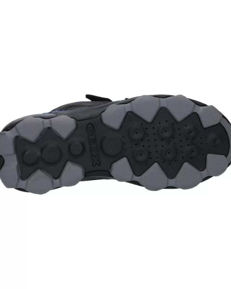 Man GEOX Man And Boy Trainers J159Va 085Fu J Buller Boy C0245 Black-Royal