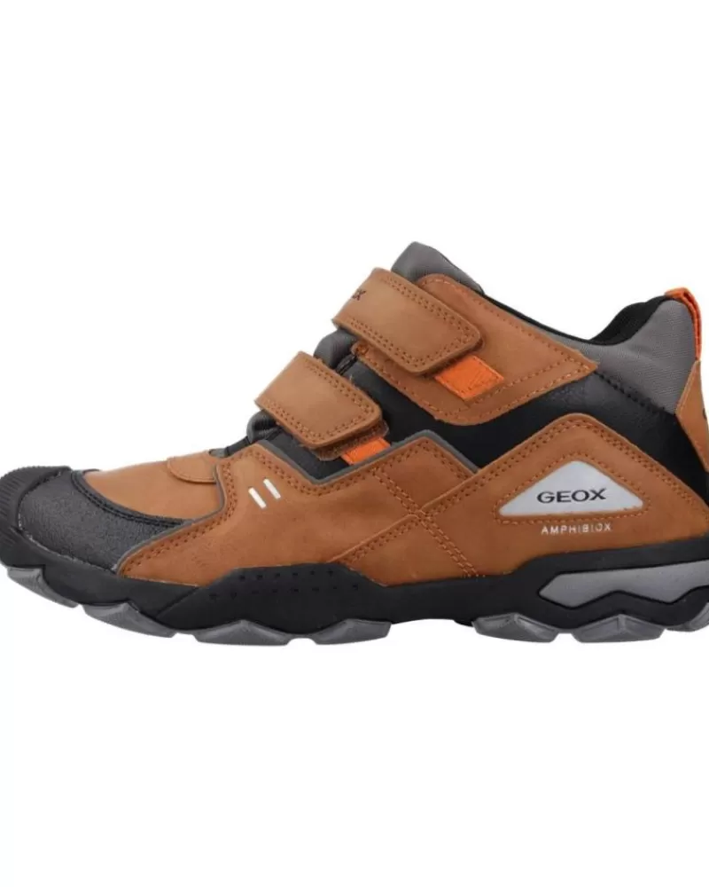 Man GEOX Man And Boy Trainers J169Wa 0Mefu J Buller Boy B Abx C0616 Brown-Orange