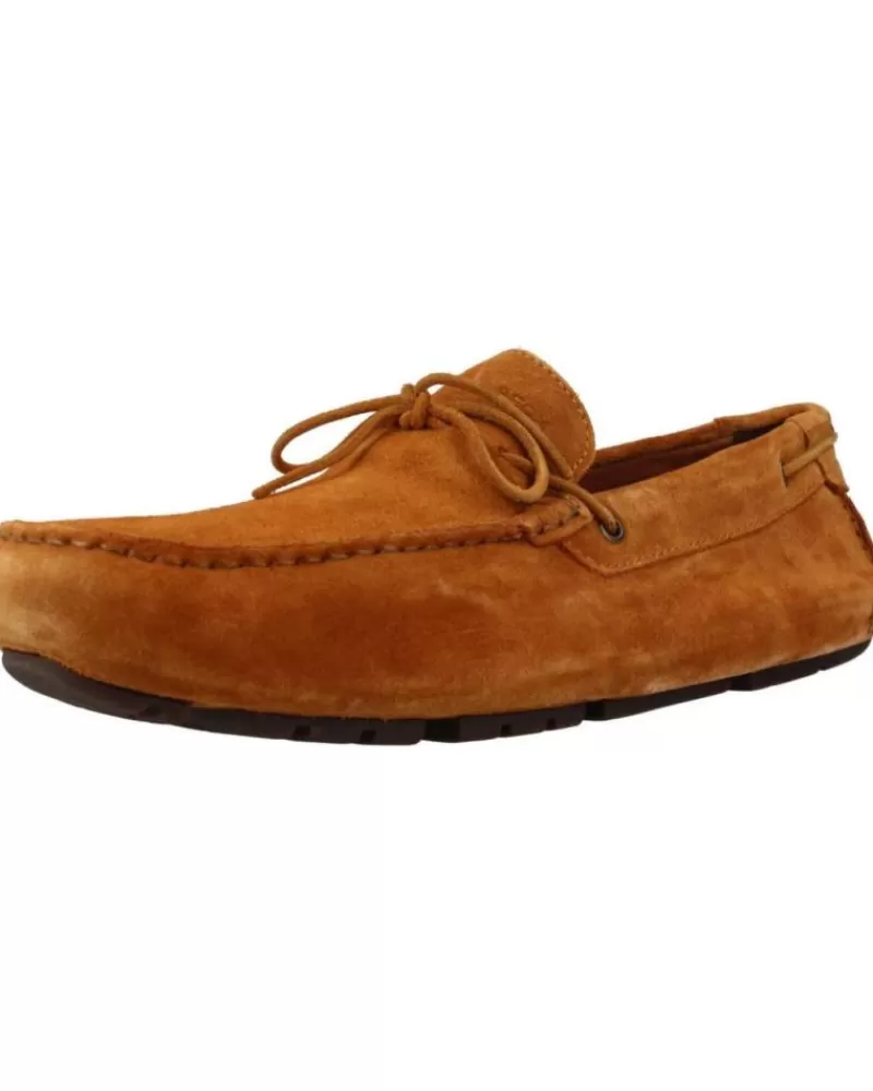 Man GEOX Man Boat Shoes U Melbourne Marron