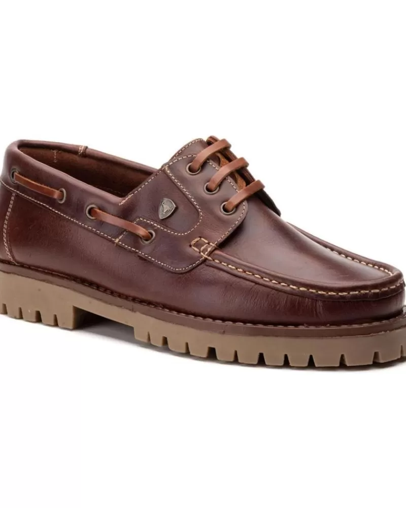 Man LA VIDA ROSA Man Boat Shoes Nauticos Marron