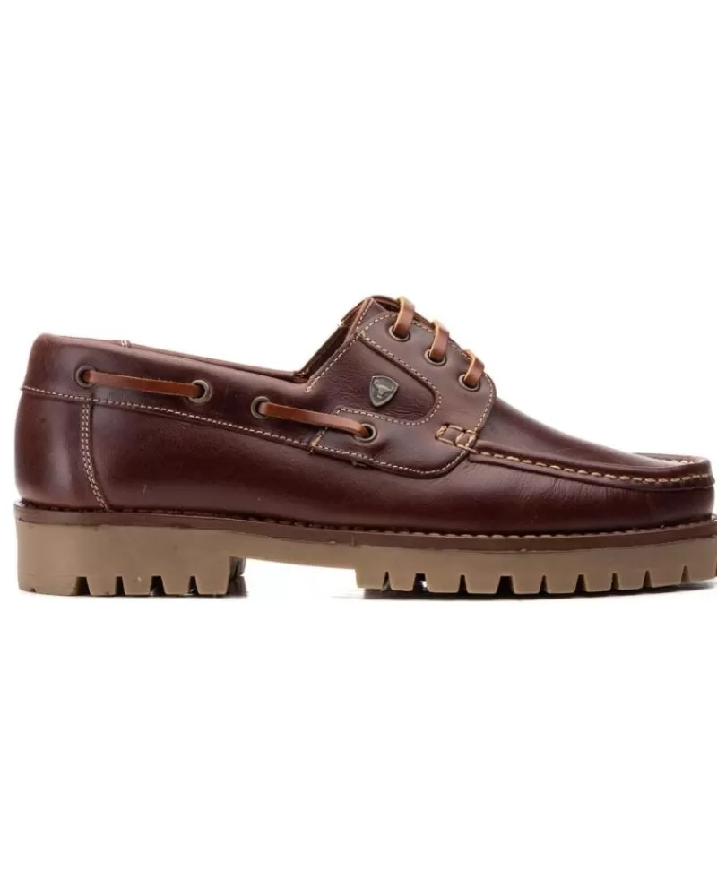 Man LA VIDA ROSA Man Boat Shoes Nauticos Marron