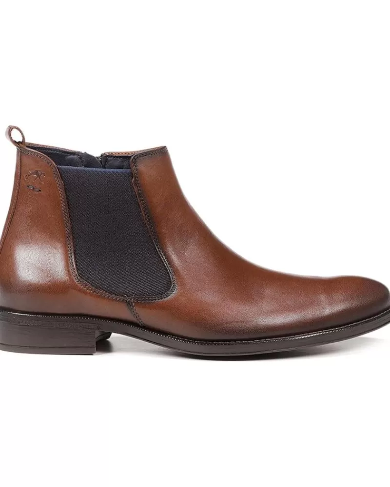 Man FLUCHOS Man Boots Botin Heracles 8756 Camel