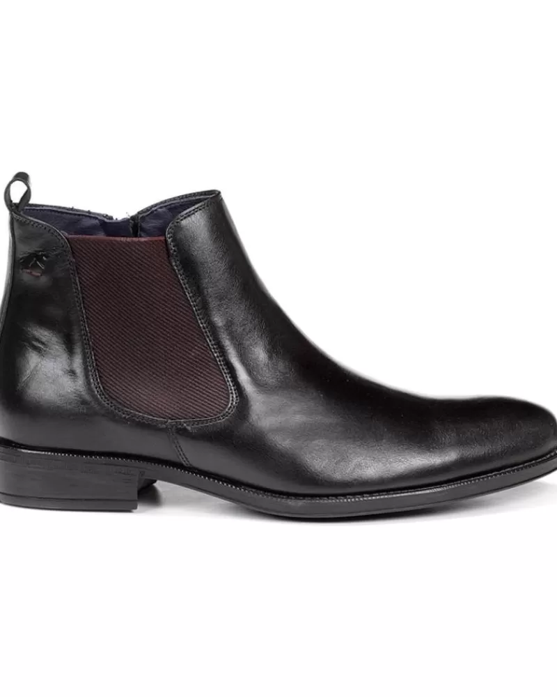 Man FLUCHOS Man Boots Botin Heracles 8756 Negro