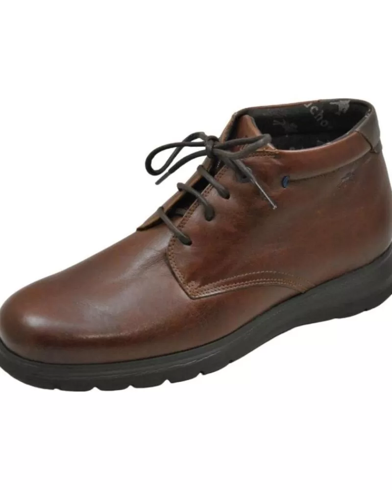 Man FLUCHOS Man Boots Zeta F0605 Bota Cordones De Piel Para Hombre Planti Bristol Nuez