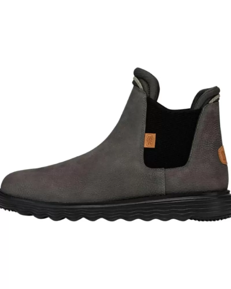 Man HEY DUDE Man Boots Hd40187-030 Branson Boot Craft Leather Grey