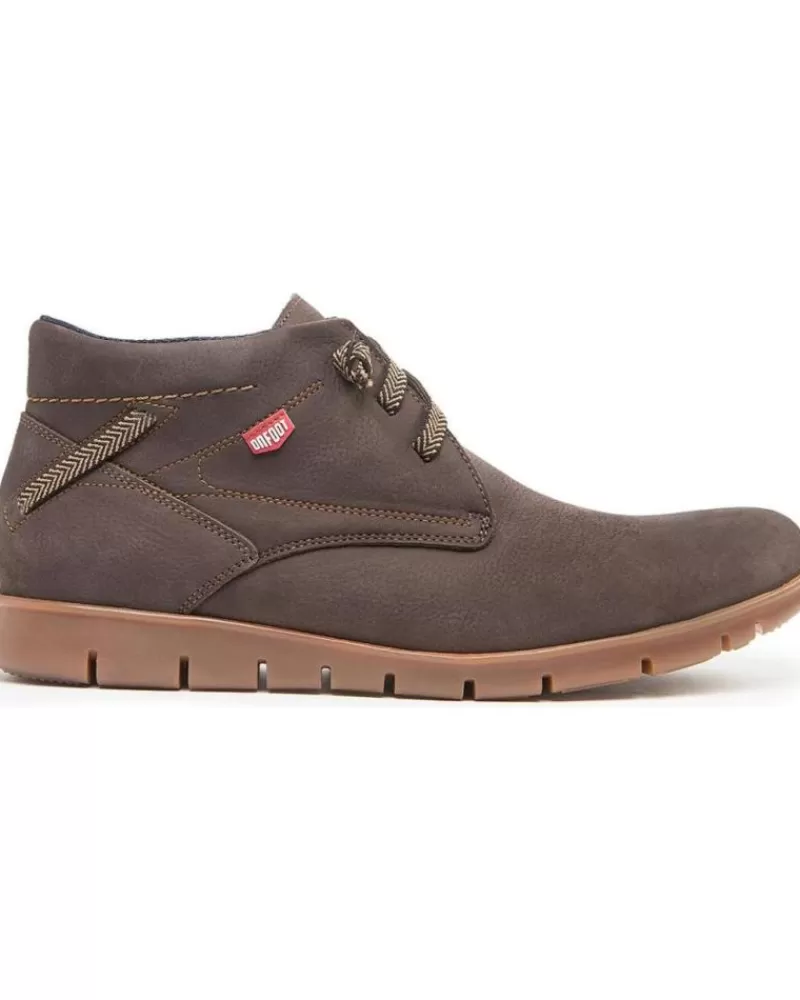 Man ON FOOT Man Boots Botin Confot Para Hombre 8702 Marron