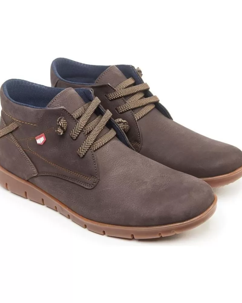 Man ON FOOT Man Boots Botin Confot Para Hombre 8702 Marron