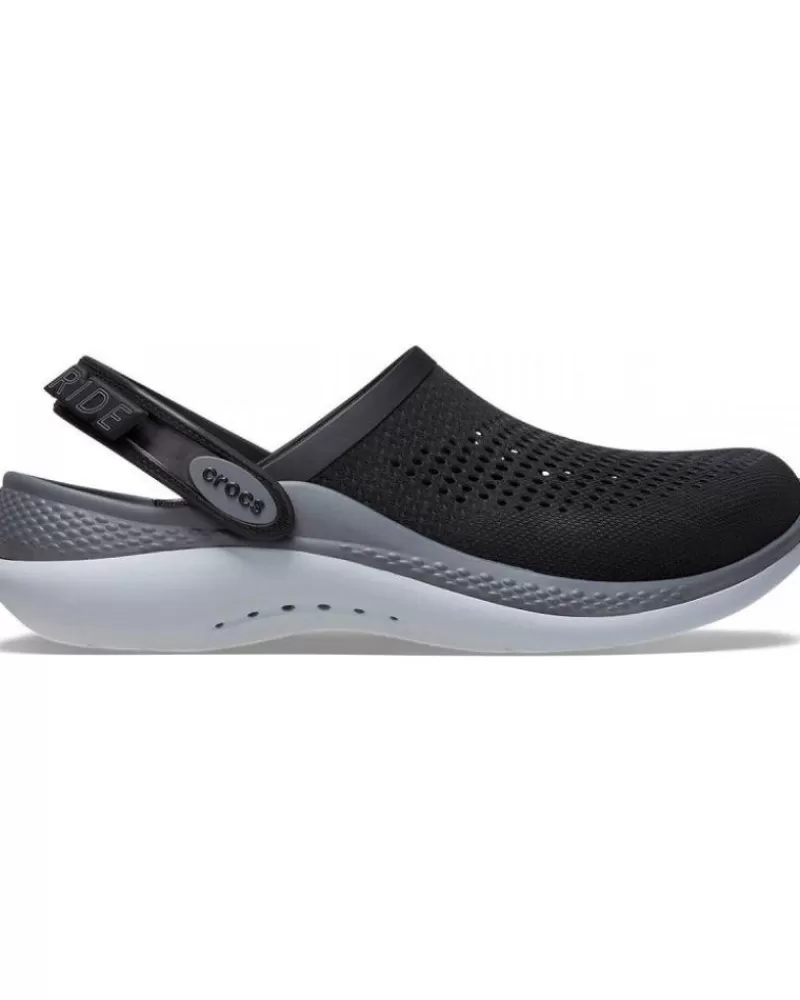 Man CROCS Man Clogs Literide 360 Clog 206708 Black-Slate Grey Negro