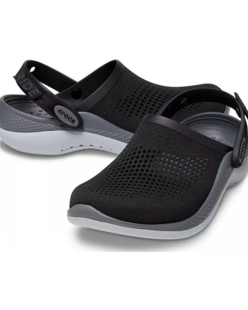Man CROCS Man Clogs Literide 360 Clog 206708 Black-Slate Grey Negro