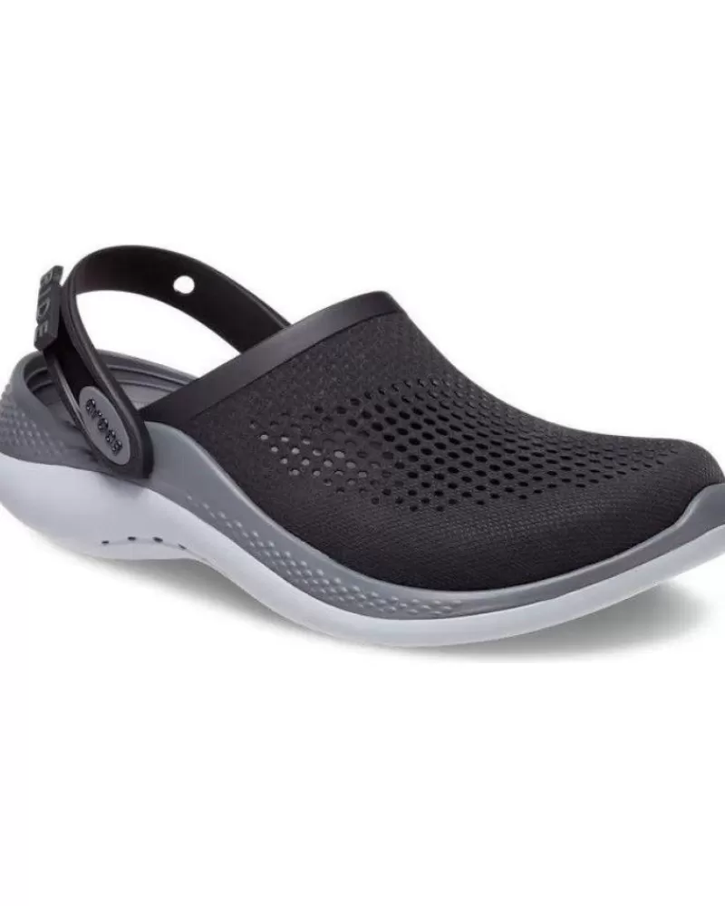 Man CROCS Man Clogs Literide 360 Clog 206708 Black-Slate Grey Negro