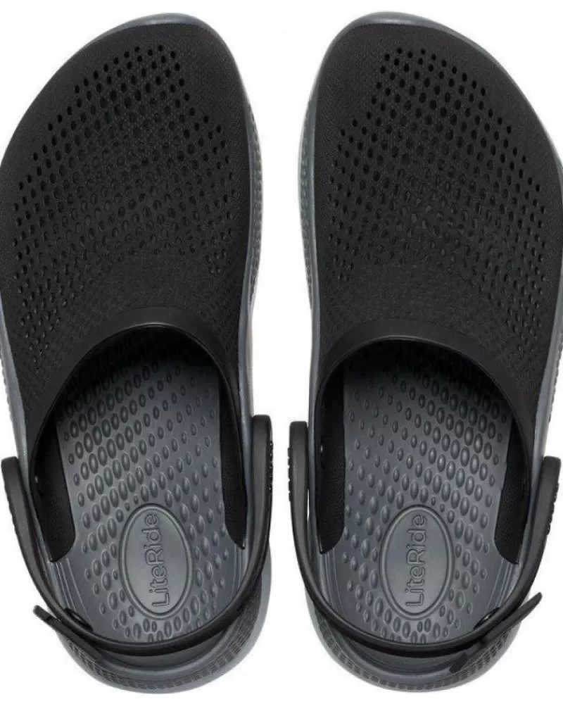 Man CROCS Man Clogs Literide 360 Clog 206708 Black-Slate Grey Negro
