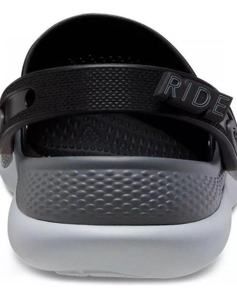 Man CROCS Man Clogs Literide 360 Clog 206708 Black-Slate Grey Negro