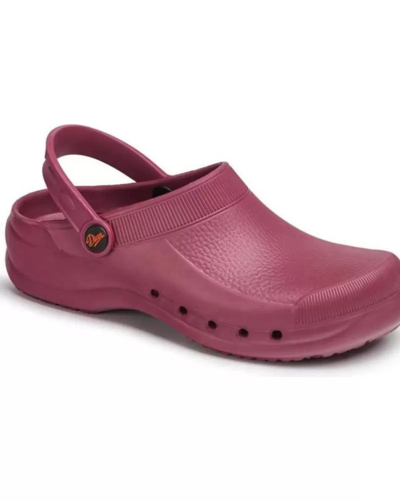 Man DIAN Man Clogs Zuecos Eva Burdeos Rojo
