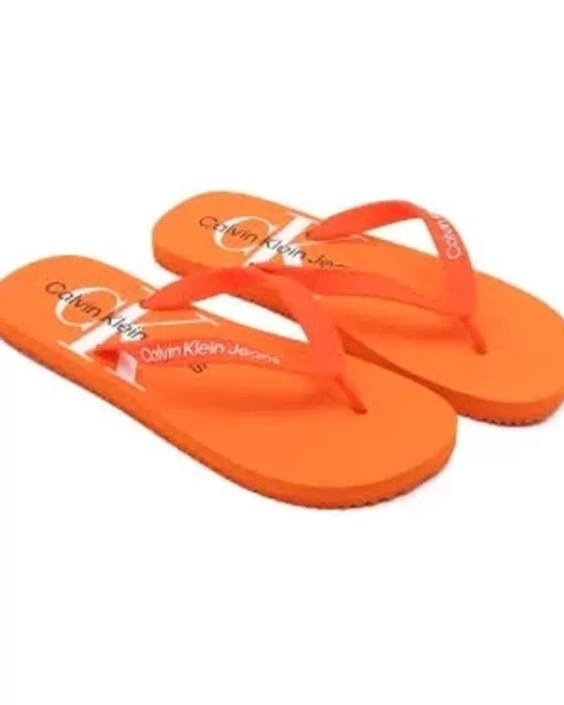 Man CALVIN KLEIN Man Flip Flops Chanclas Jeans Beach Sandal Firecracker