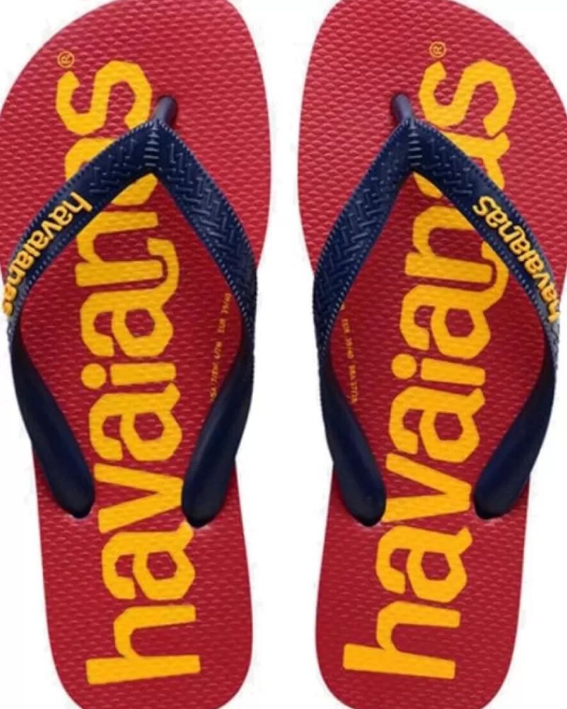 Man HAVAIANAS Man Flip Flops 4145741 0555 Top Logomania 2 Navy Blue