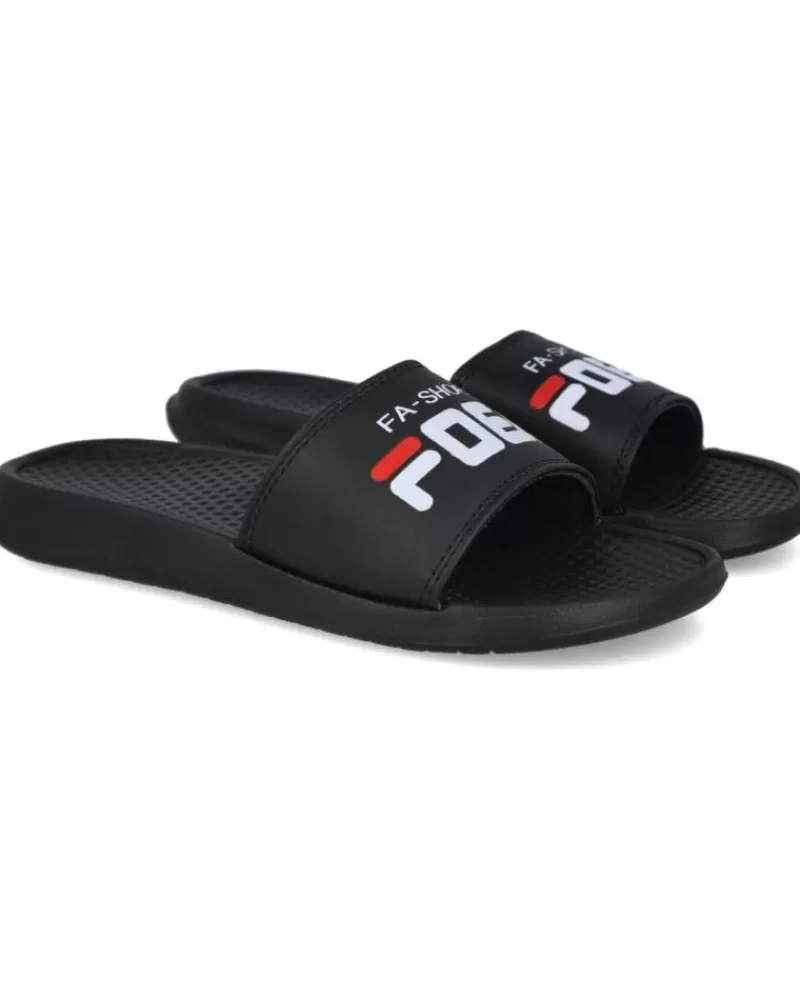 Man L&R SHOES Man Flip Flops L&R Shoes Lr Shoes 8192 Chanclas De Playa Nino Negro