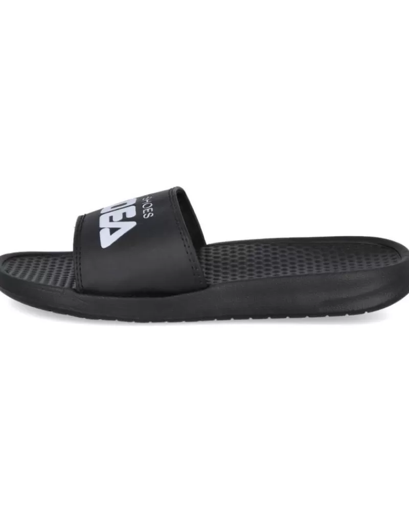 Man L&R SHOES Man Flip Flops L&R Shoes Lr Shoes 8192 Chanclas De Playa Nino Negro