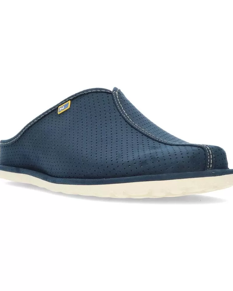 Man NORDIKAS Man Flip Flops Zapatillas Para Ir Por Casa Mo1945 Marino