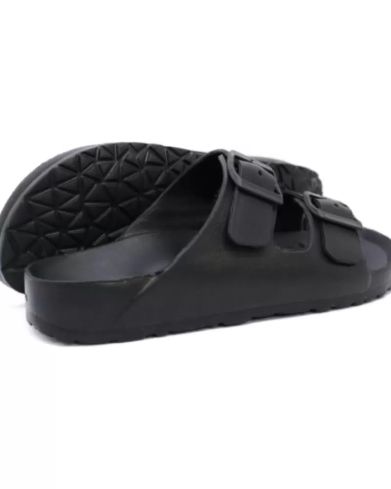 Man OTRAS MARCAS Man Flip Flops New One - Chancla Hombre Dos Hebillas Negro