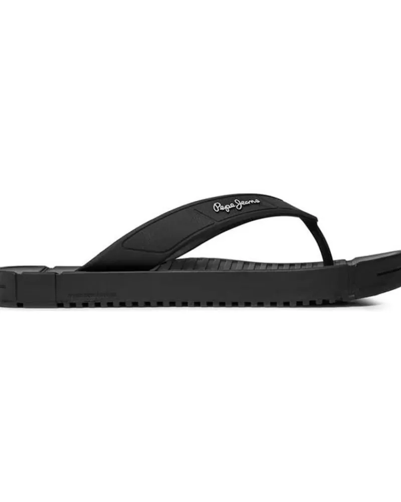 Man PEPE JEANS Man Flip Flops Chanclas Pms70137 Shore M Black