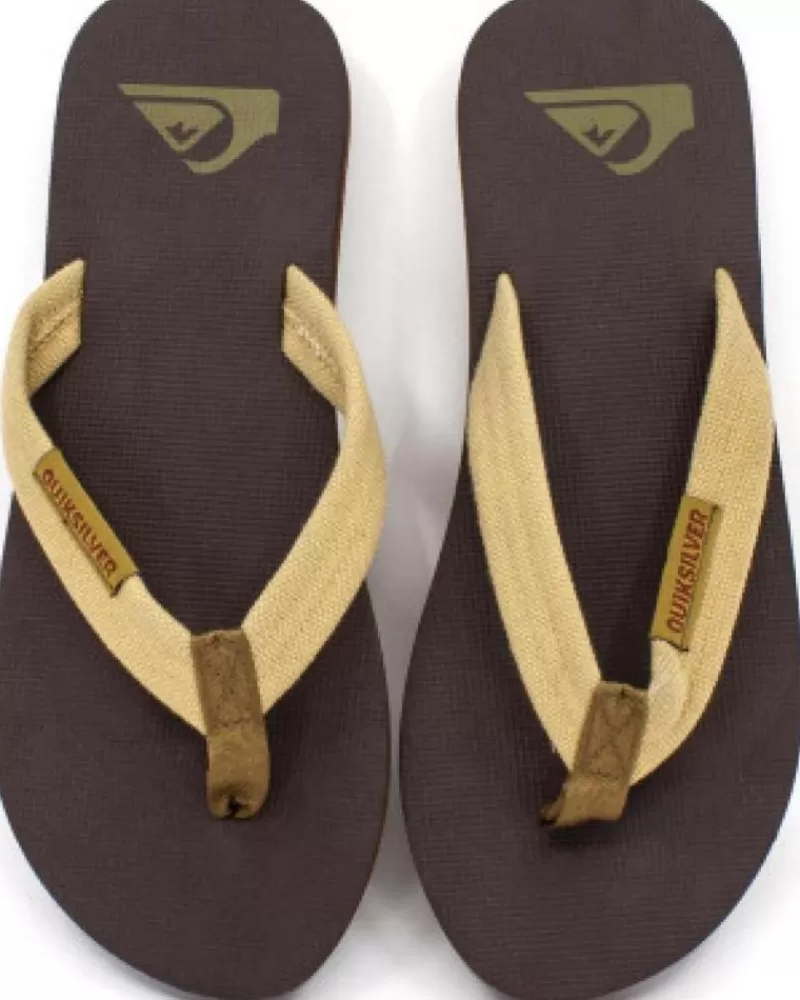 Man QUIKSILVER Man Flip Flops -Molokai Aqyl100055 Xccc Marrones