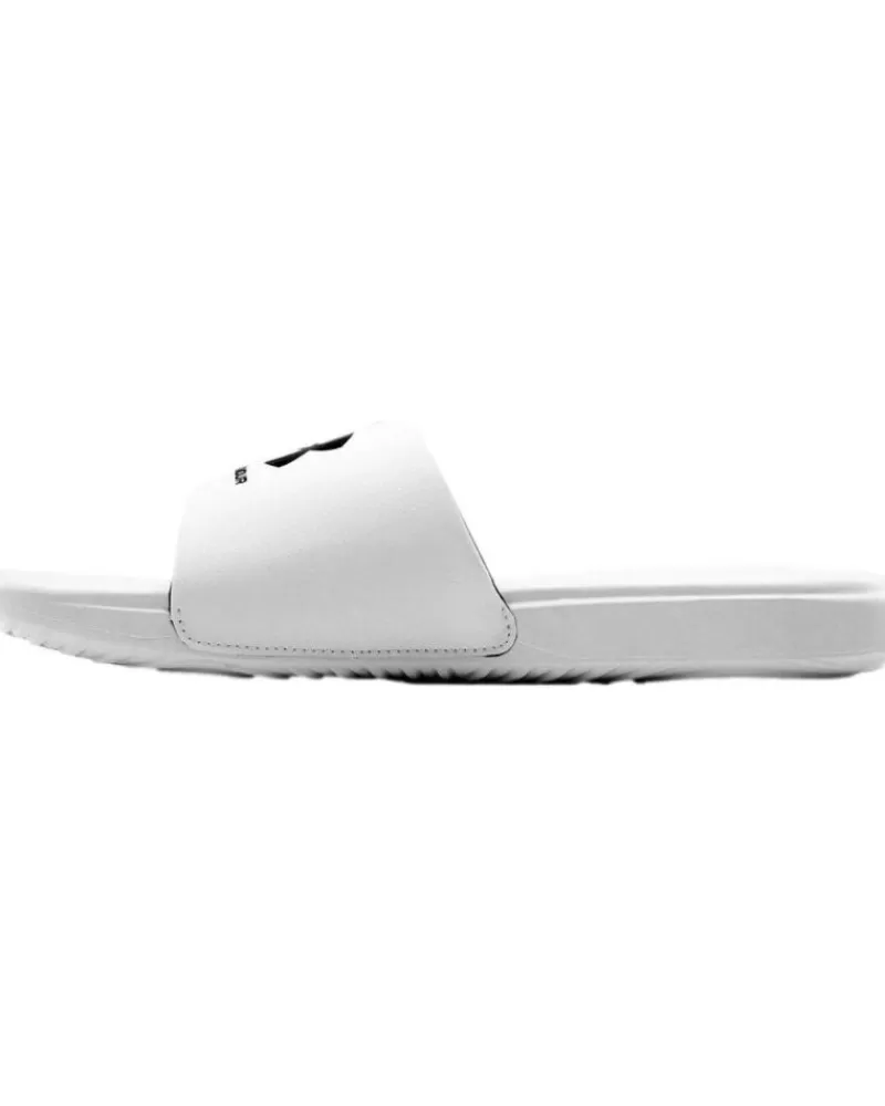 Man UNDER ARMOUR Man Flip Flops Chanclas Hombre Ansa Fixed 3023761 Blanco