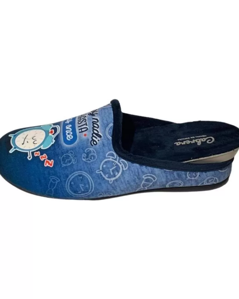 Man CABRERA Man House Slipers Pantufla No Soy Nadie Azul
