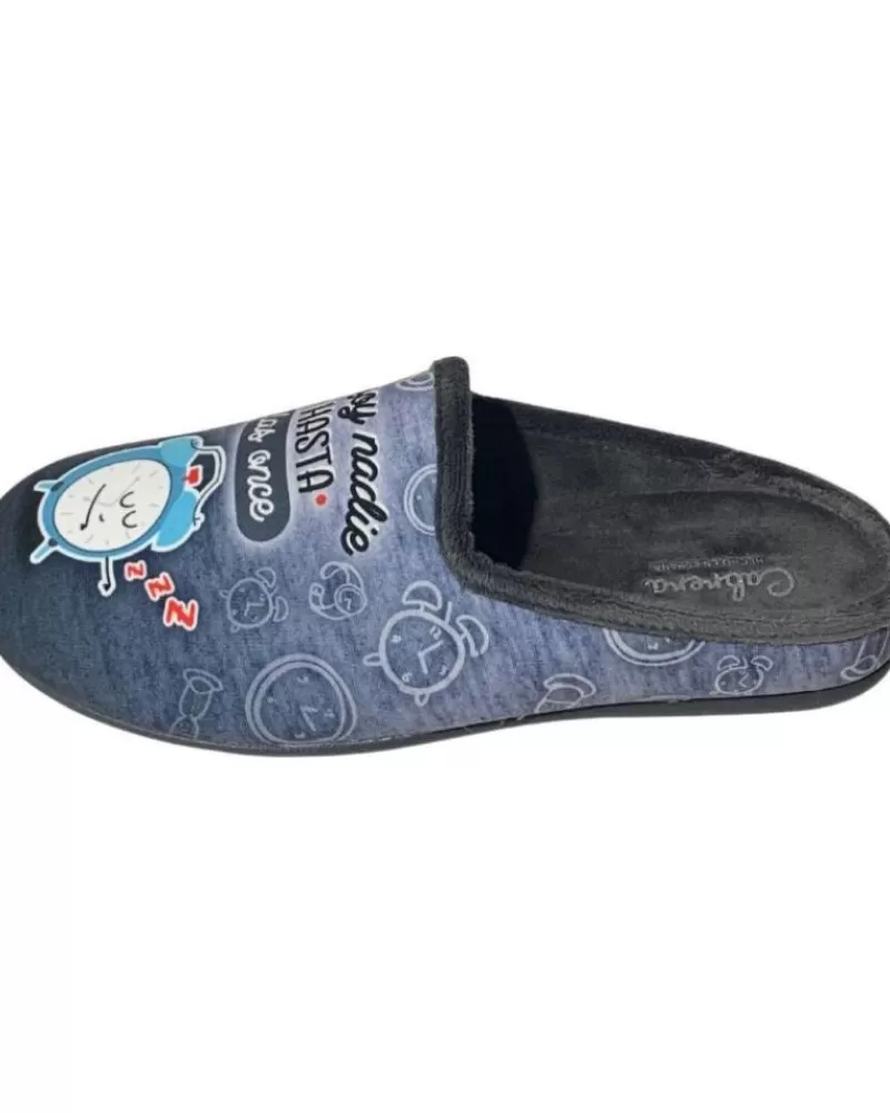 Man CABRERA Man House Slipers Pantufla No Soy Nadie Gris