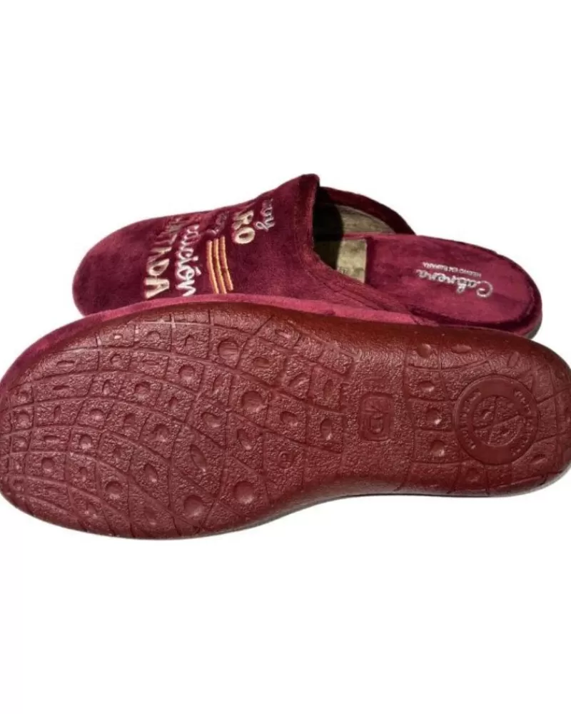 Man CABRERA Man House Slipers Pantufla No Soy Raro Morado