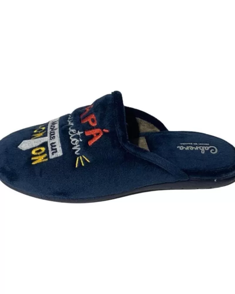 Man CABRERA Man House Slipers Pantufla Pap Guapetn Azul