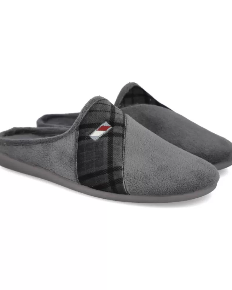 Man CALZAMUR Man House Slipers 10368 Zapatillas De Casa Hombr Gris
