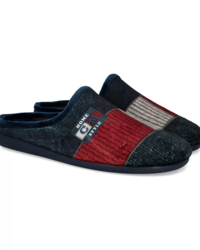 Man CALZAMUR Man House Slipers 30492 Zapatillas De Casa Hombr Azul
