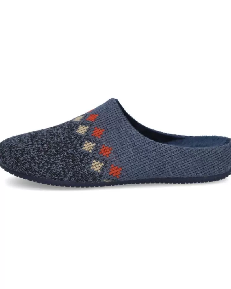 Man GARZON Man House Slipers 16300-362 Zapatillas De Casa Hom Azul