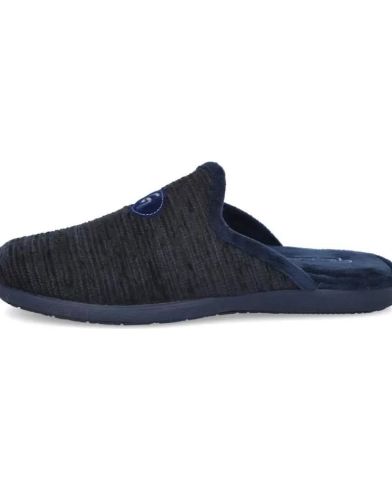 Man GARZON Man House Slipers 6001-466 Zapatillas De Casa Homb Azul