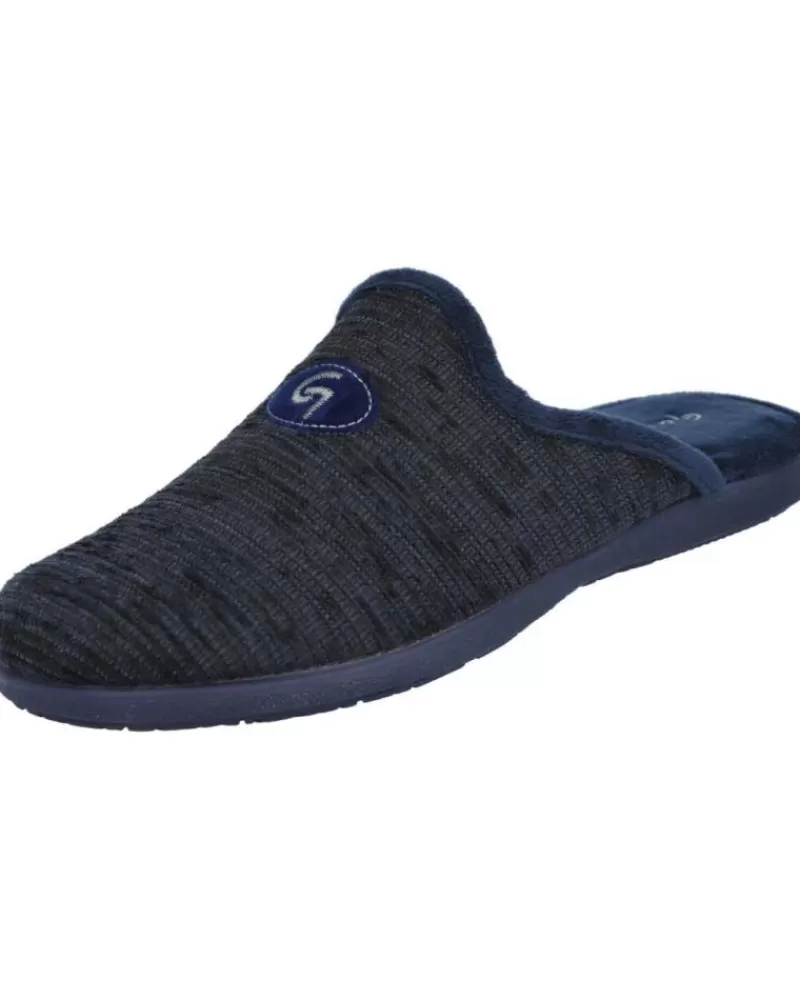 Man GARZON Man House Slipers 6001-466 Zapatillas De Casa Homb Azul