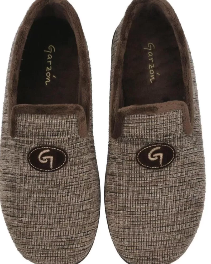 Man GARZON Man House Slipers 6501-466 Zapatillas De Casa Homb Taupe