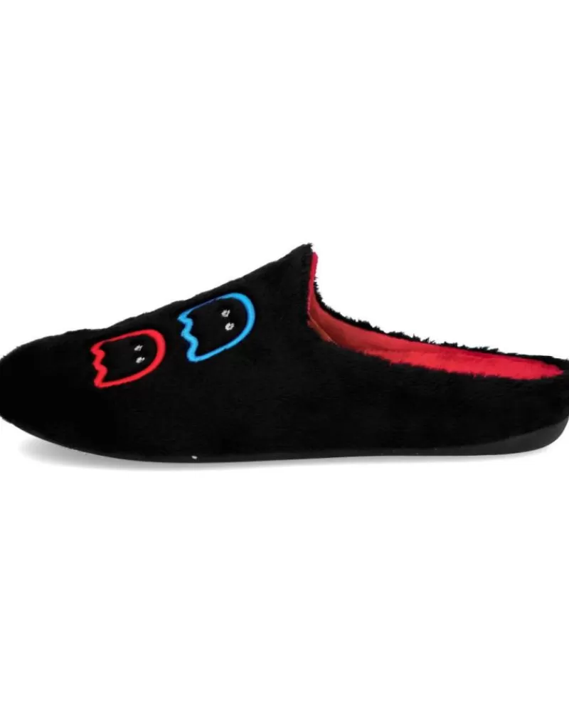 Man GARZON Man House Slipers 8304-275 Zapatillas De Casa Homb Negro