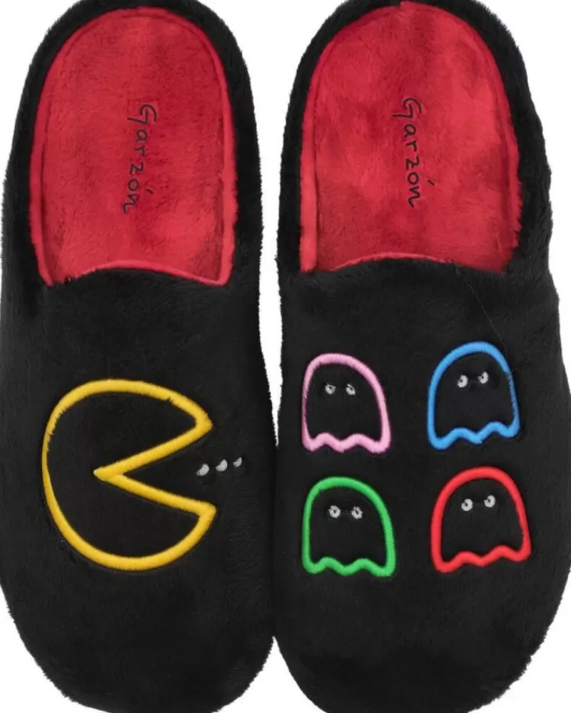 Man GARZON Man House Slipers 8304-275 Zapatillas De Casa Homb Negro