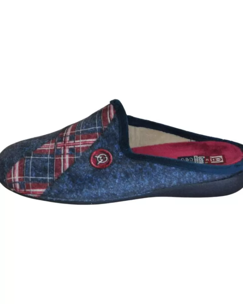 Man GEMA COMFORT Man House Slipers Gema Confort - Zapatillas Para El Hogar Plantillas Extraib Marino