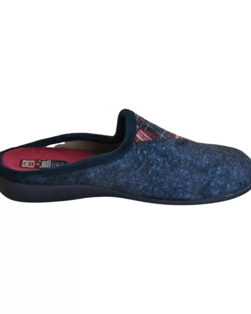 Man GEMA COMFORT Man House Slipers Gema Confort - Zapatillas Para El Hogar Plantillas Extraib Marino