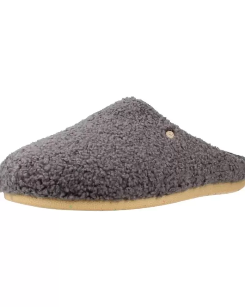 Man HOT POTATOES Man House Slipers Nordfyn Gris